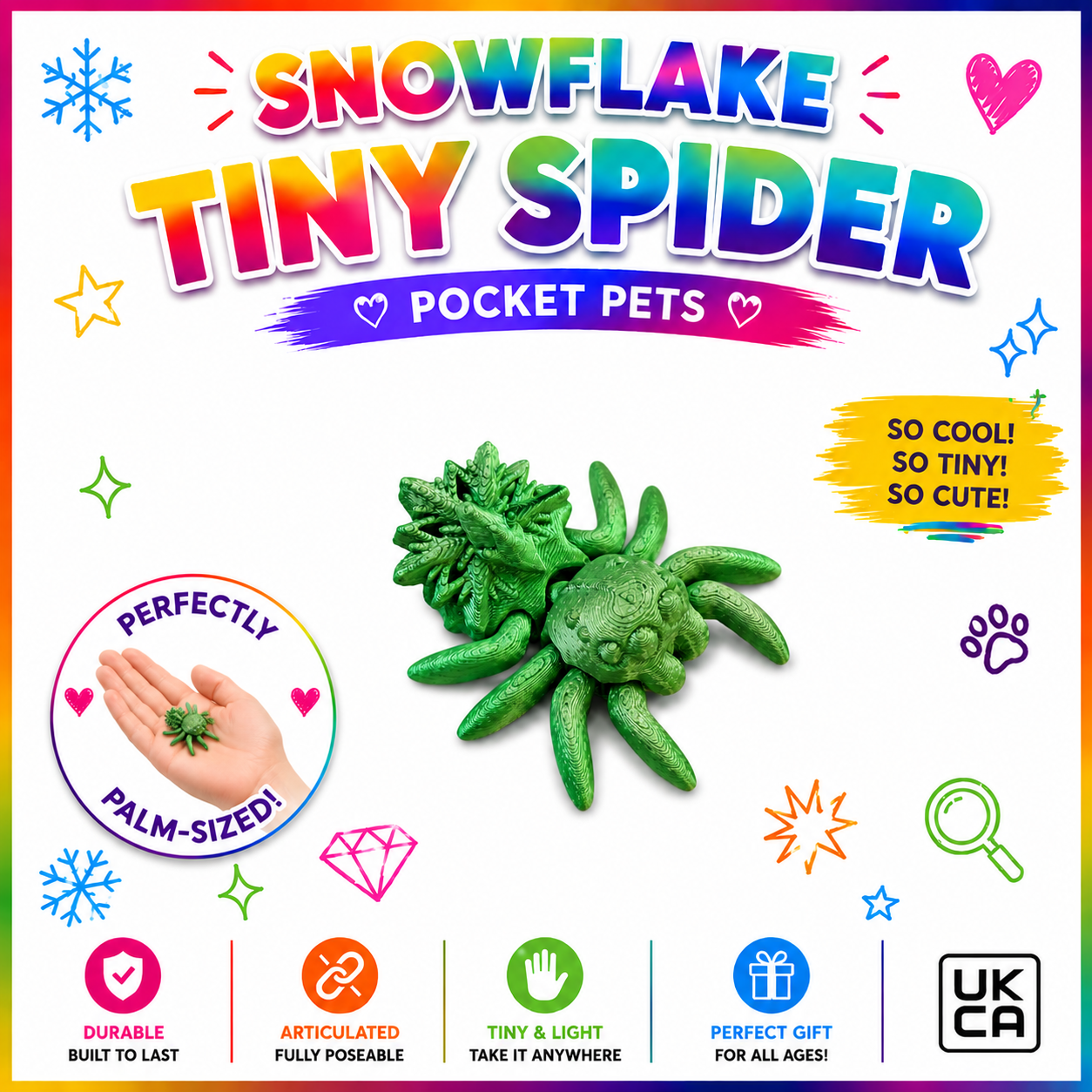 Snowflake Tiny Spider