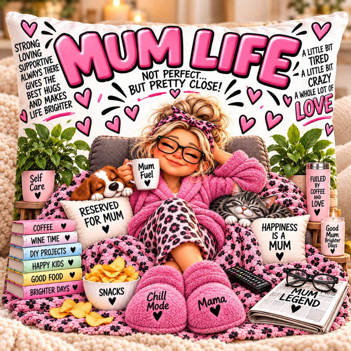 Mum Life Cushion