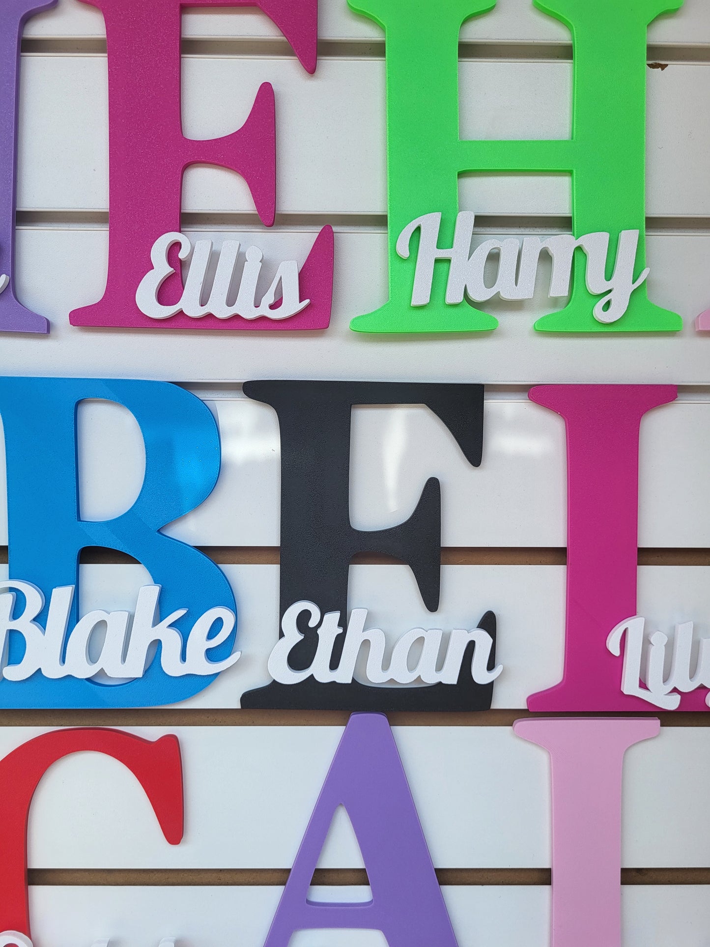 3d printed Initial with name