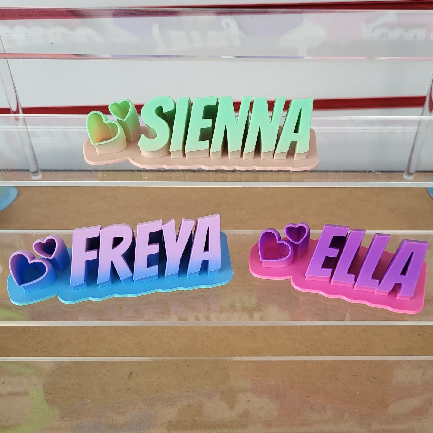 3d printed desk name sign