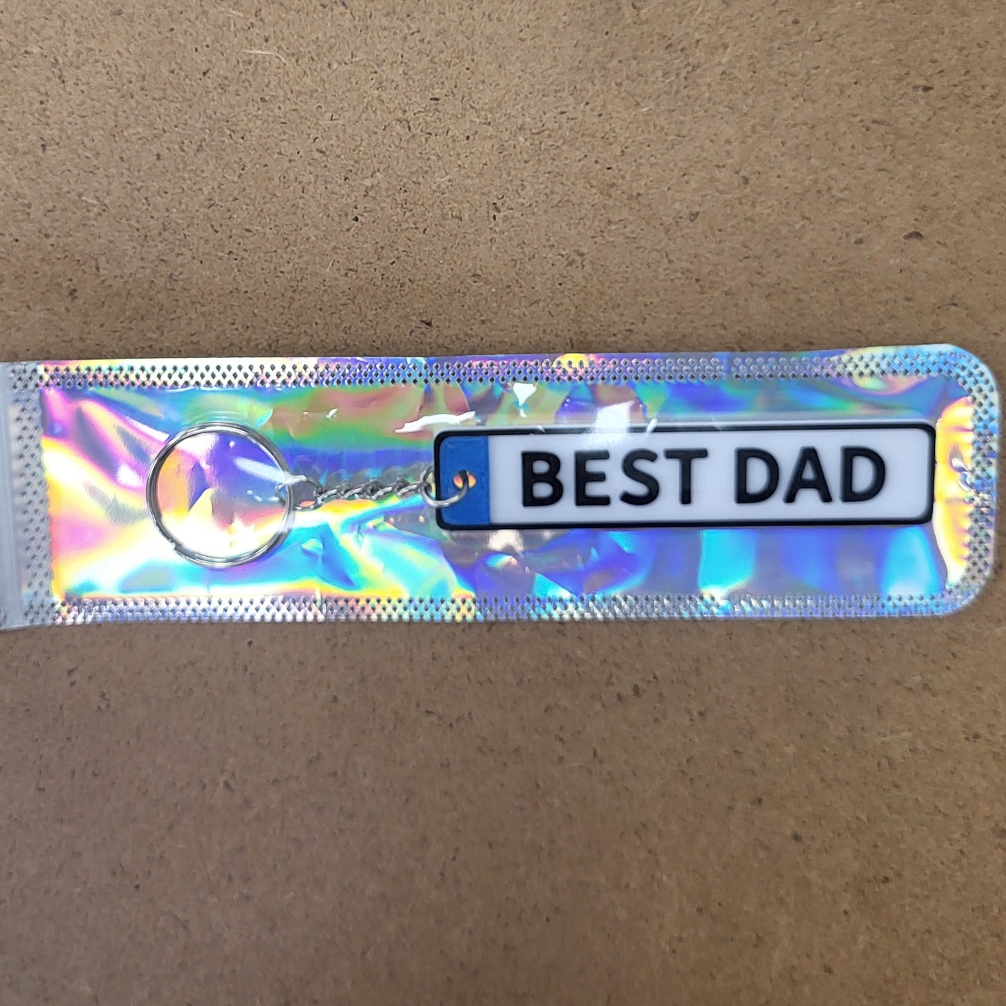 3d printed reg plate keyring