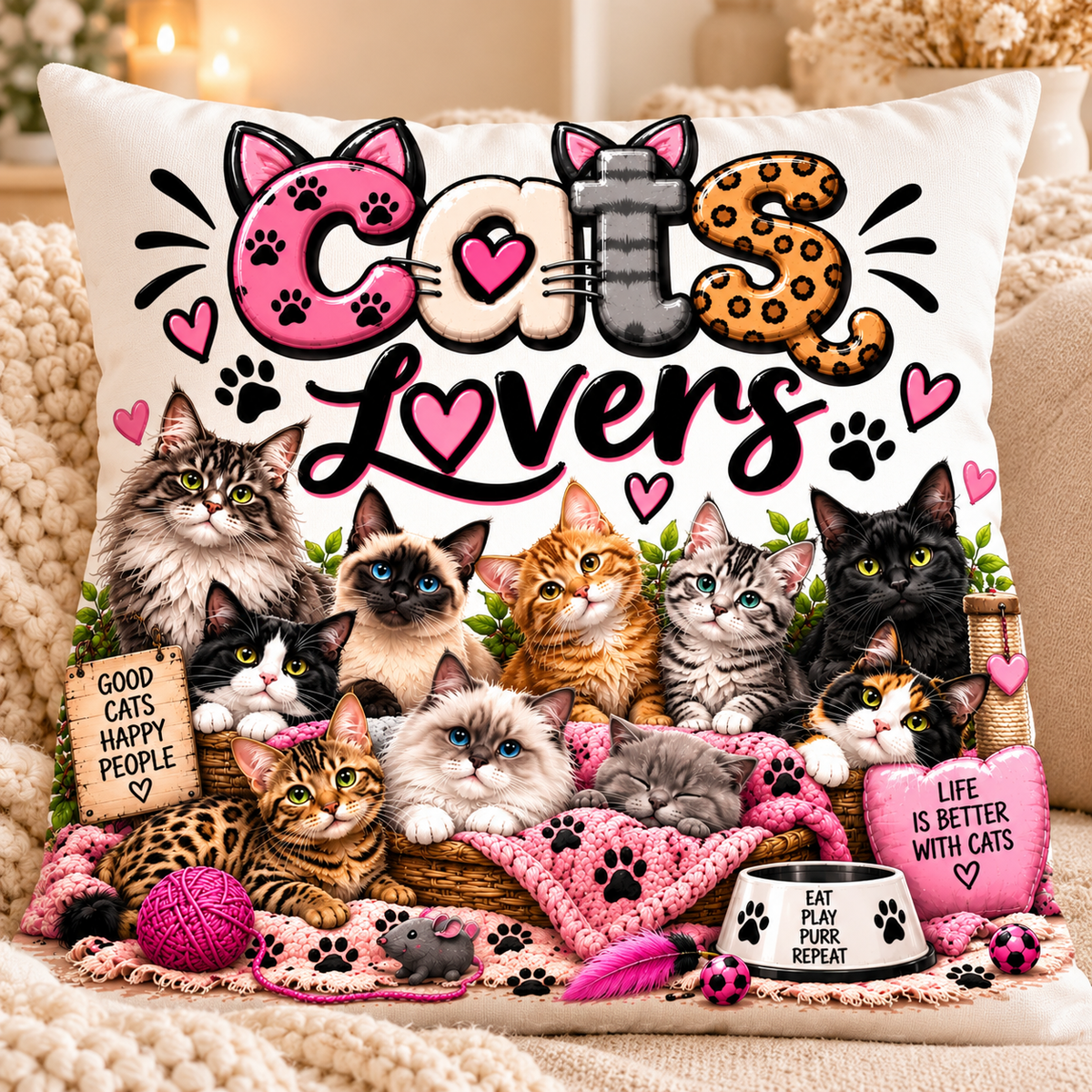 Cats Cushion