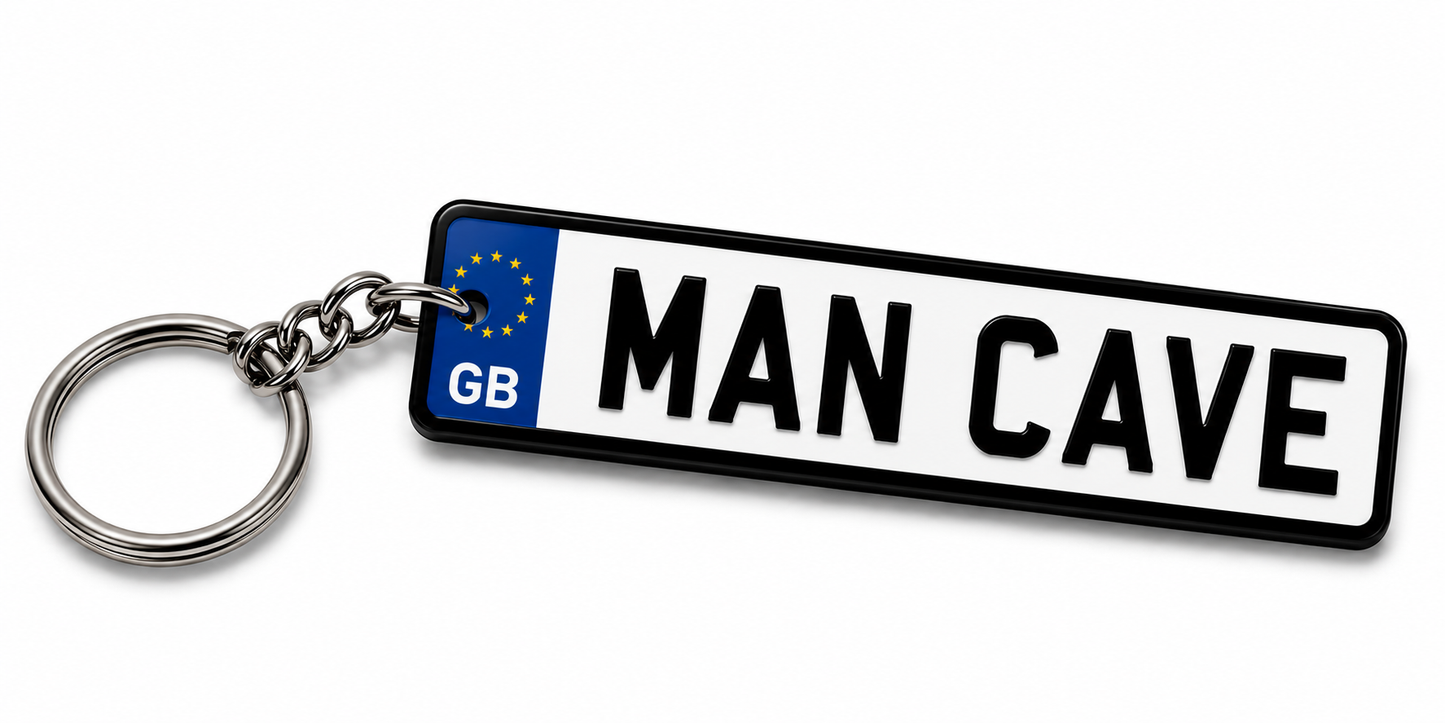 REG PLATE Keyring