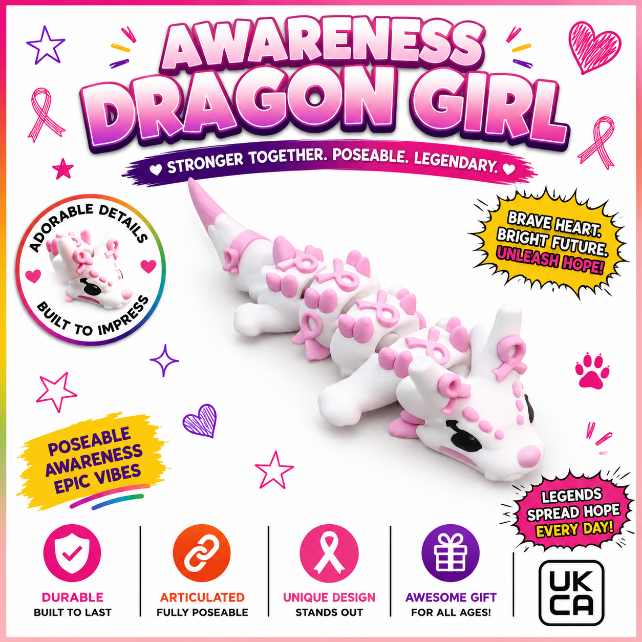 Awareness Dragon Girl