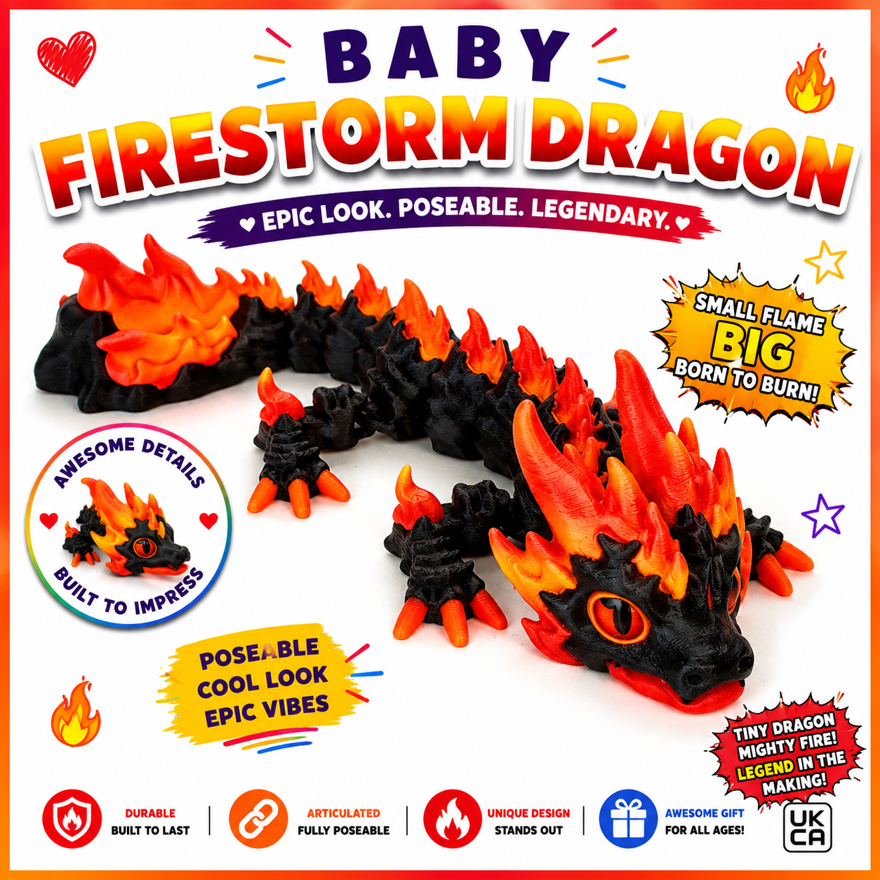 Baby Firestorm Dragon